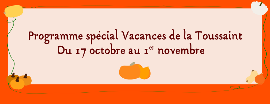 vacances de la toussaint 2020