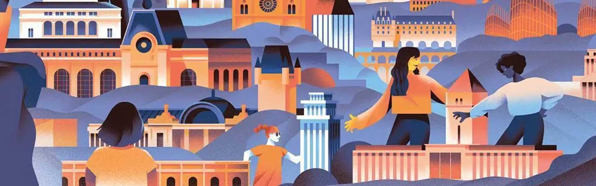 Couverture avec l'affiche des journées du patrimoine