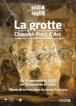 Affiche de l'exposition La Grotte Chaubet-Pont d'Arc